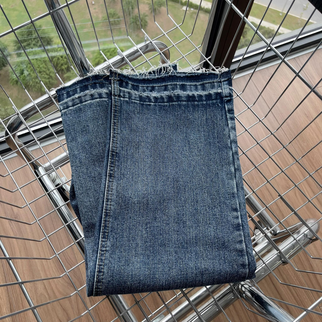QUẦN JEAN ỐNG RỘNG- CHUOTCONG J2616X