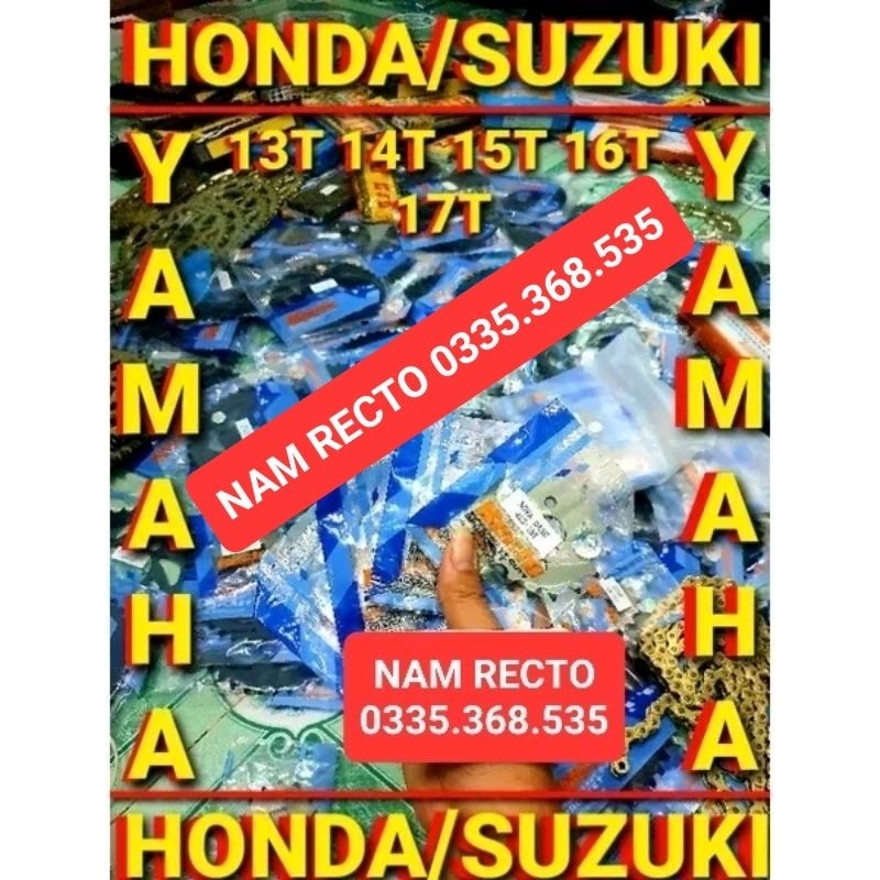 Nhông ex150,ex 135,ex 155,winner,sonic 150,raider,satria,gsx/cb150r,fz 150i,yb125,yaz,tfx,r15v3,13,14,15,16,17