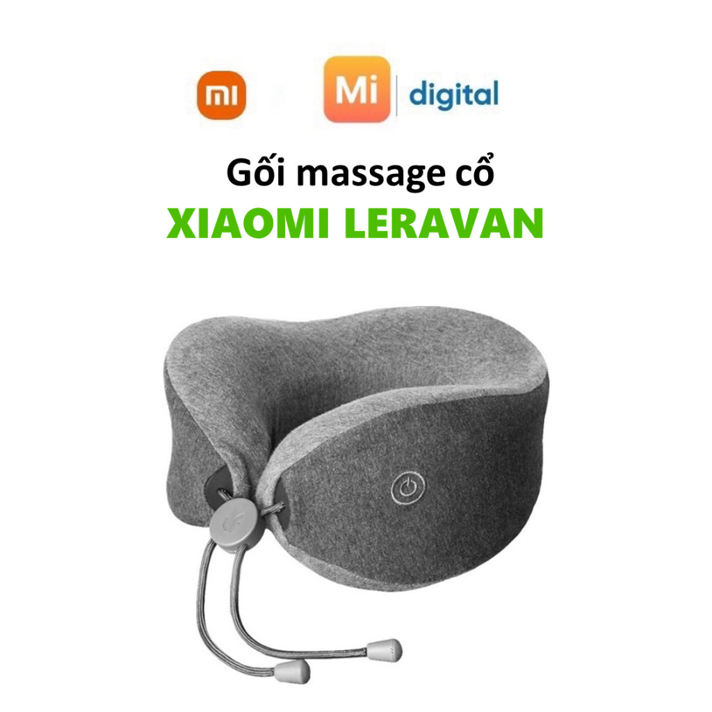 Gối massage cổ Cao Cấp Xiaomi Leravan LR-S100 /Gối kê cổ Xiaomi -