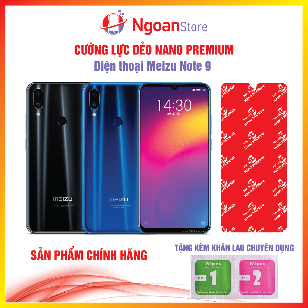 Cường lực dẻo Nano cho Điện thoại Meizu Note 9 - Ngoan Store