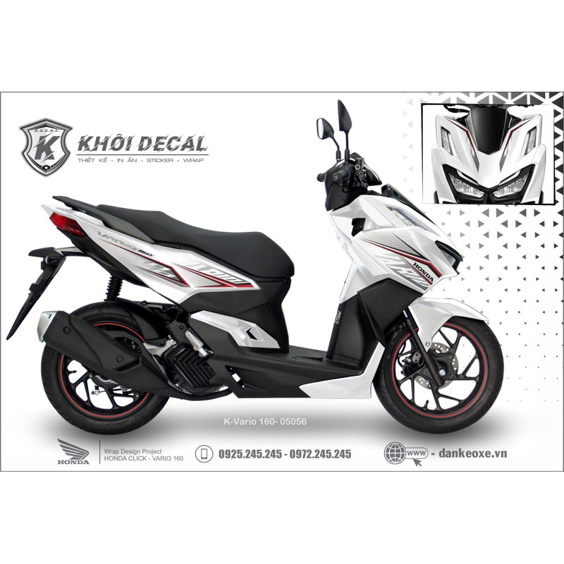 Tem Vario 160 decal cao cấp