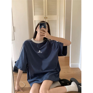 Áo thun sọc cá tính oversize (Ảnh thật)