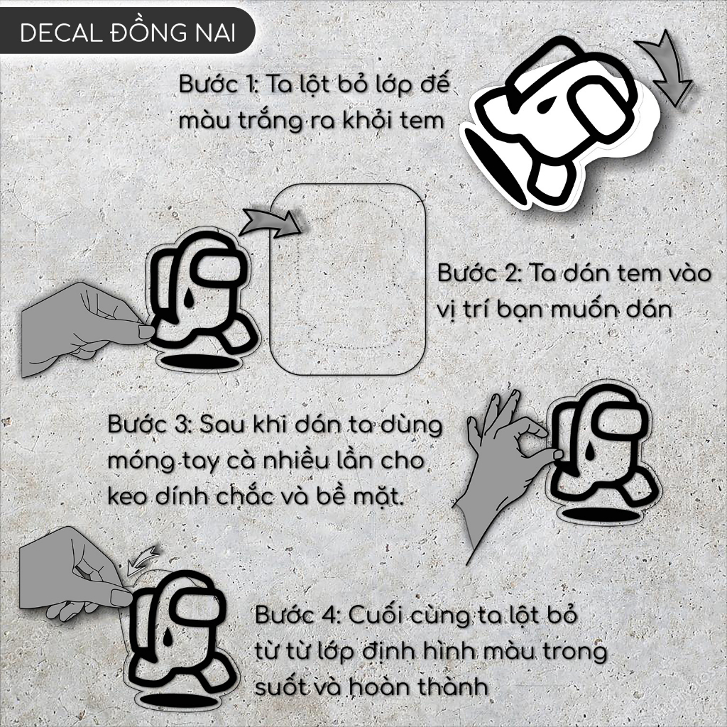 Tem định hình HONDA SH SAMMURAI trang trí chữ nhật cách điệu SH 125 - 150 - 160