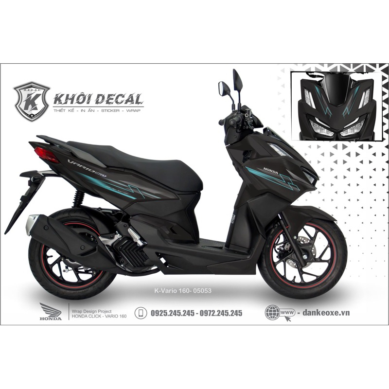Tem rời Vario 160 đẹp