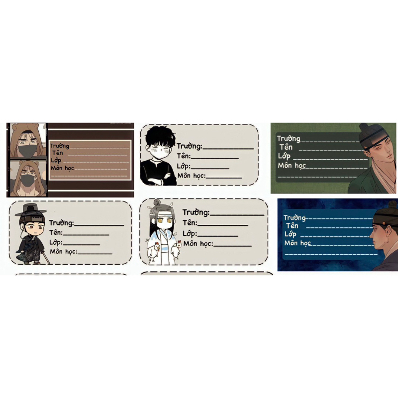 NHÃN VỞ boyloves  random