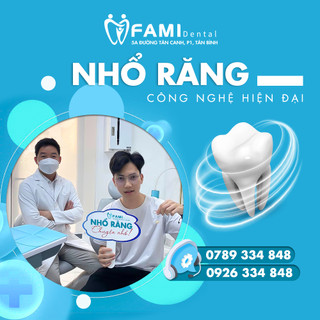 HCM- Voucher Nhổ răng khôn bao gồm cấy màng tế bào tại nha khoa Fami