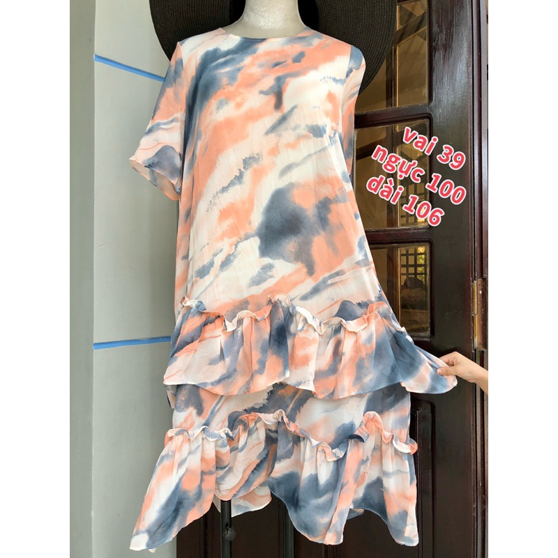 Đầm voan tiểu thư hàng hk 1 lớp