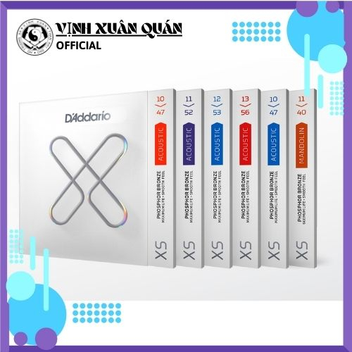 Dây đàn D'addario XS Phosphor Bronze Acoustic Strings