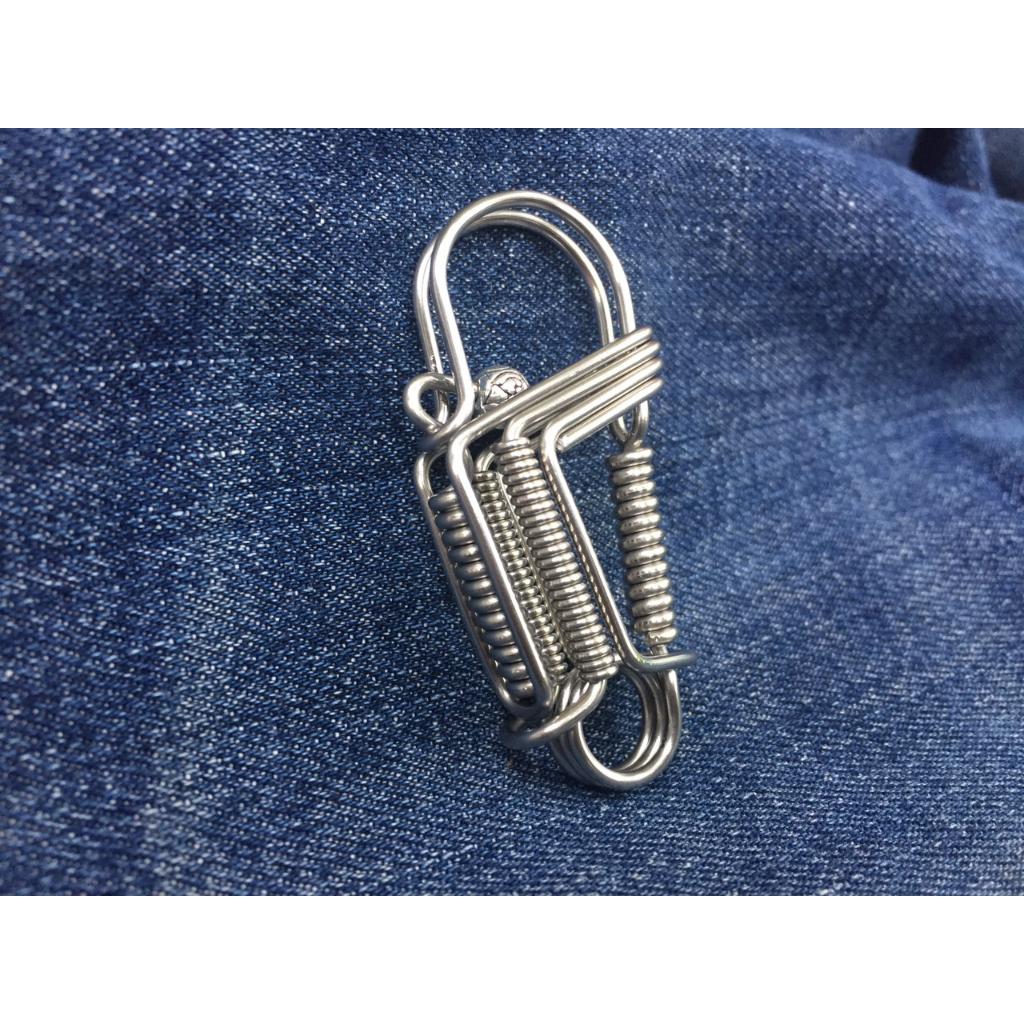 Móc Khóa Inox Uốn Hình Rồng