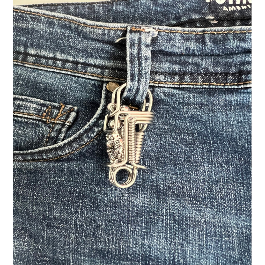 Móc Khóa Inox Uốn Hình Rồng