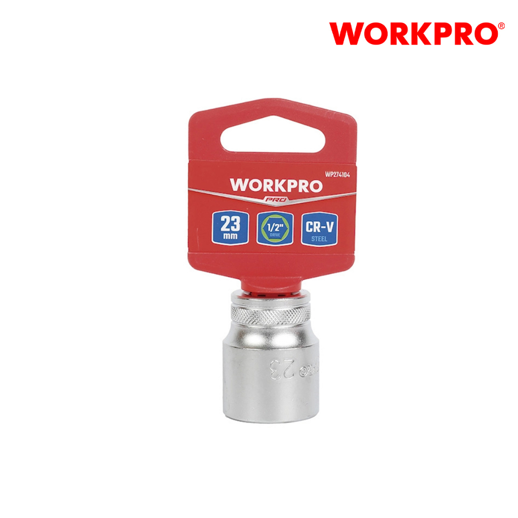 Đầu tuýp có đầu vuông 1/2 inch và đầu lục giác 6 cạnh size 30mm Workpro - WP274111