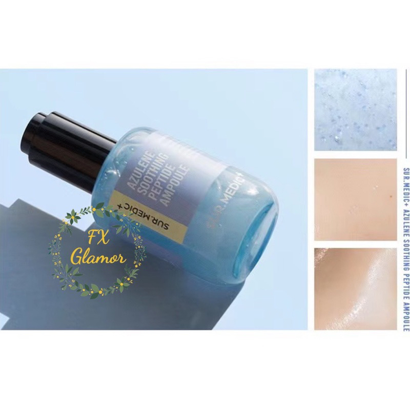 UNBOX Tinh chất chống lão hóa, dịu da SUR.MEDIC+ AZULENE SMOOTHING PEPTIDE AMPOULE TÁCH SET NOBOX