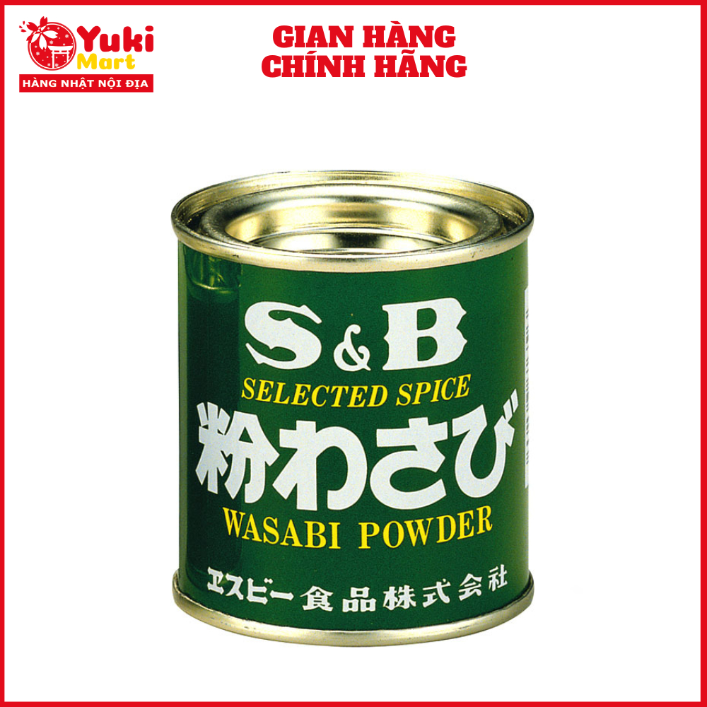 Bột Wasabi S&B 35g Nội địa Nhật Bản