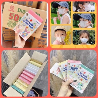 Thùng 100 cái khẩu trang 5d cho bé