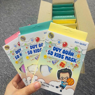 THÙNG 100 CÁI KHẨU TRANG 5D CHO BÉ