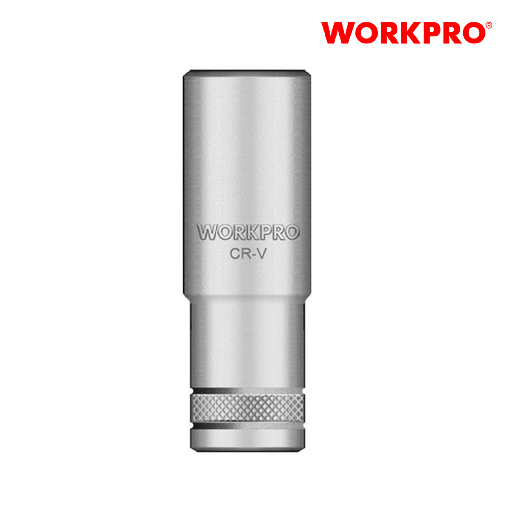 Đầu tuýp dài có đầu vuông 1/2 inch và đầu lục giác 6 cạnh size 19mm Workpro - WP274124