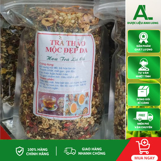 Trà thảo mộc Sapa gói 500gr giảm cân, đẹp da, thanh nhiệt - Dược liệu anh Long