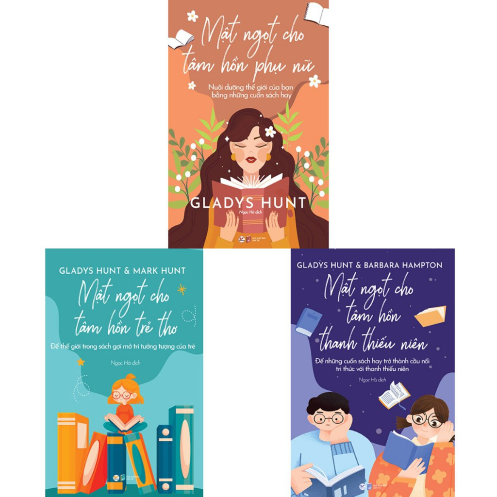 Sách - Combo Mật Ngọt Cho Tâm Hồn Thanh Thiếu Niên + Trẻ Thơ + Phụ Nữ