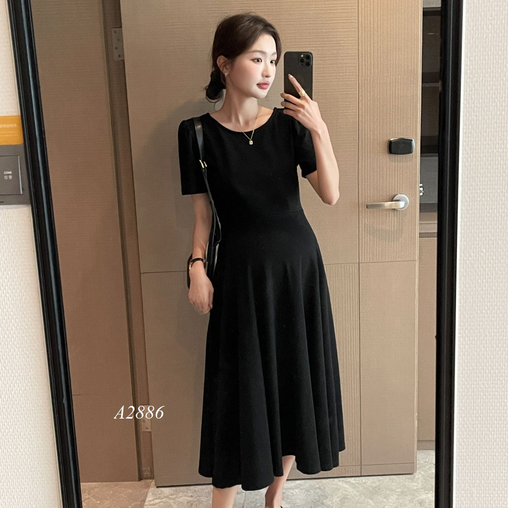 Váy Cotton Dáng Xoè Chất Đẹp A2886