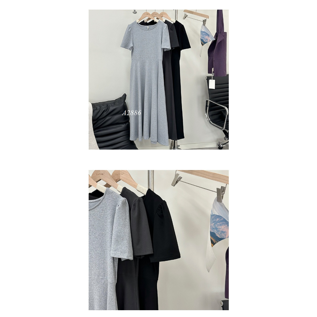 Váy Cotton Dáng Xoè Chất Đẹp A2886