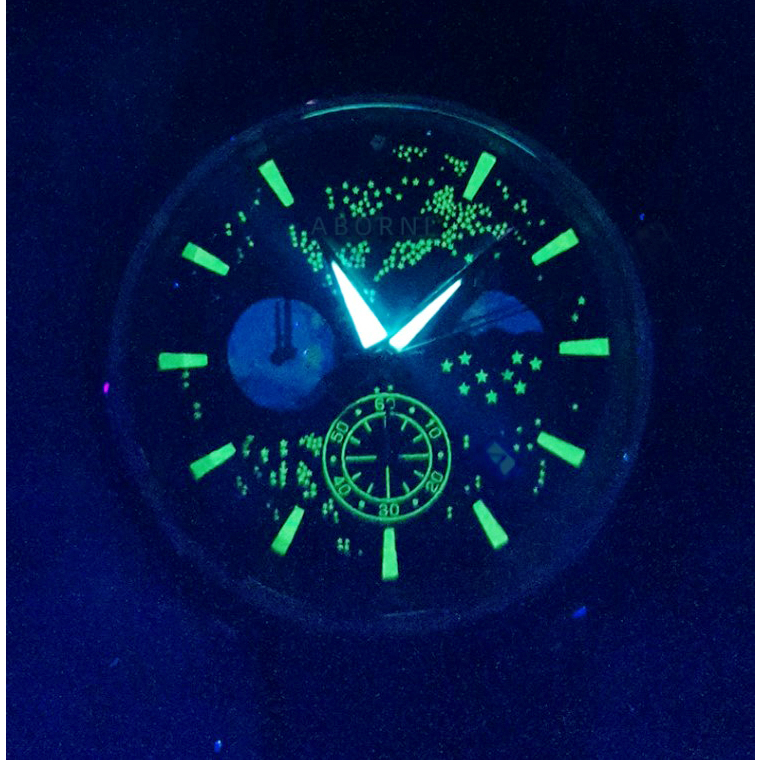 Đồng Hồ Nam ABO Star Full Dạ quang Thiết Kế Sao Trời Độc Đáo