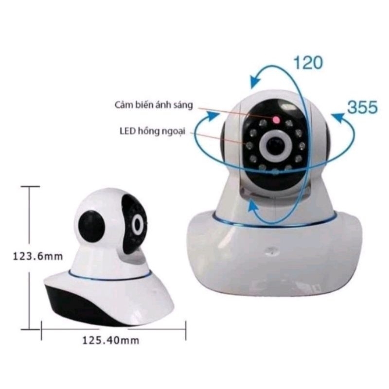 👁🔊📲CAMERA YOOSEE: đàmthoại 2chiều, 11đènLED, 360 °🦜🌇🌃