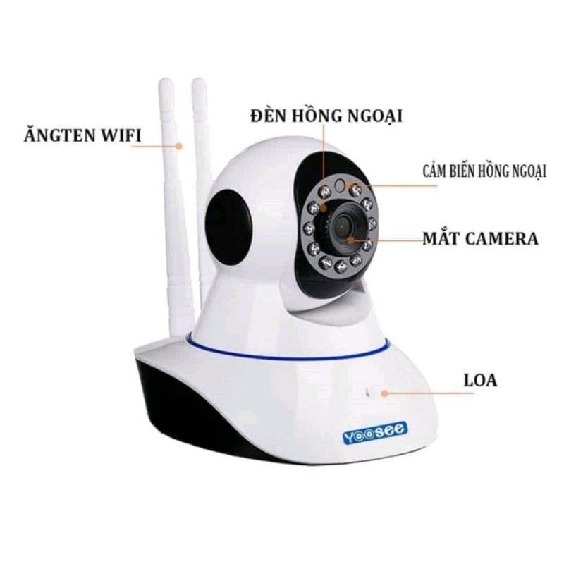 👁🔊📲CAMERA YOOSEE: đàmthoại 2chiều, 11đènLED, 360 °🦜🌇🌃