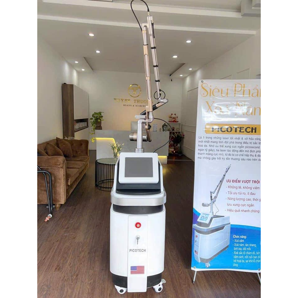 Máy laser xoá xăm picotech chính hãng