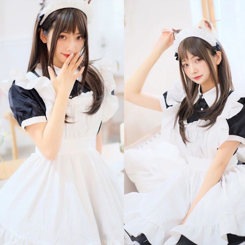 Váy hầu gái dáng ngắn Riku