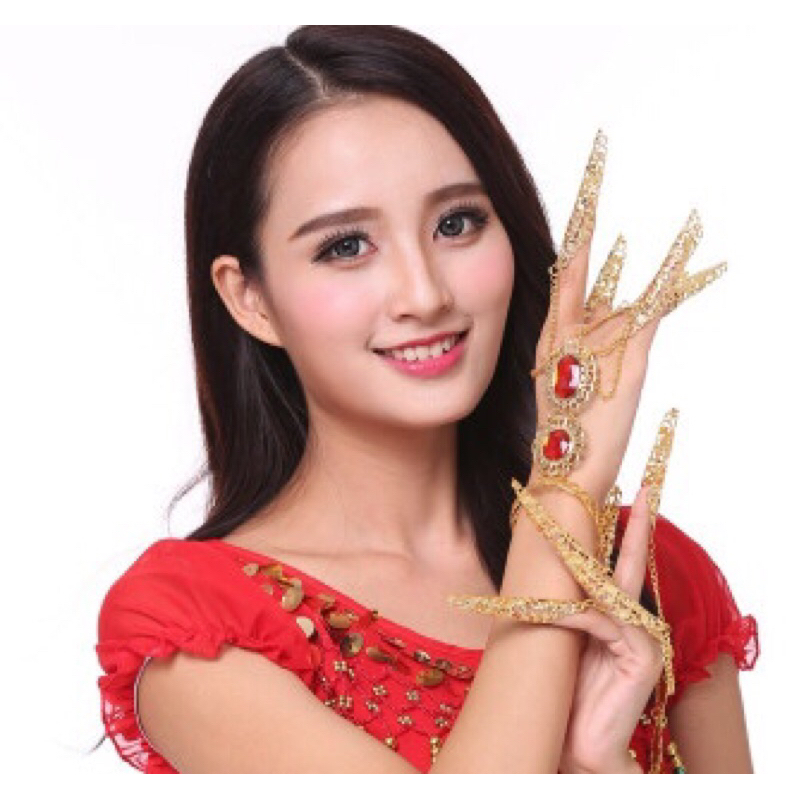 (Có sẵn) Vòng đeo tay kèm móng múa ấn độ hoặc thiên thủ thiên nhãn
