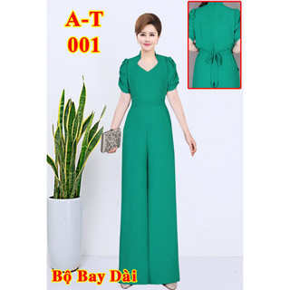 Jumpsuit Nữ,Jumpsuit Dài Thiết Kế Ống Rộng Dự Tiệc Dạo Phố Khoe Eo tôn Dáng Sang Chảnh