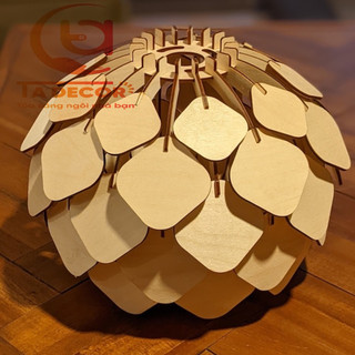 Đèn Gỗ Thả Trần Hình cầu, đèn gỗ decor thả trần , đèn trang trí thả trần cafe, đèn trang trí homstay…