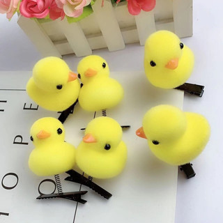 (SET 2) Kẹp tóc mái hình con VỊT VÀNG dễ thương