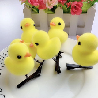 (SET 2) Kẹp tóc mái hình con VỊT VÀNG dễ thương