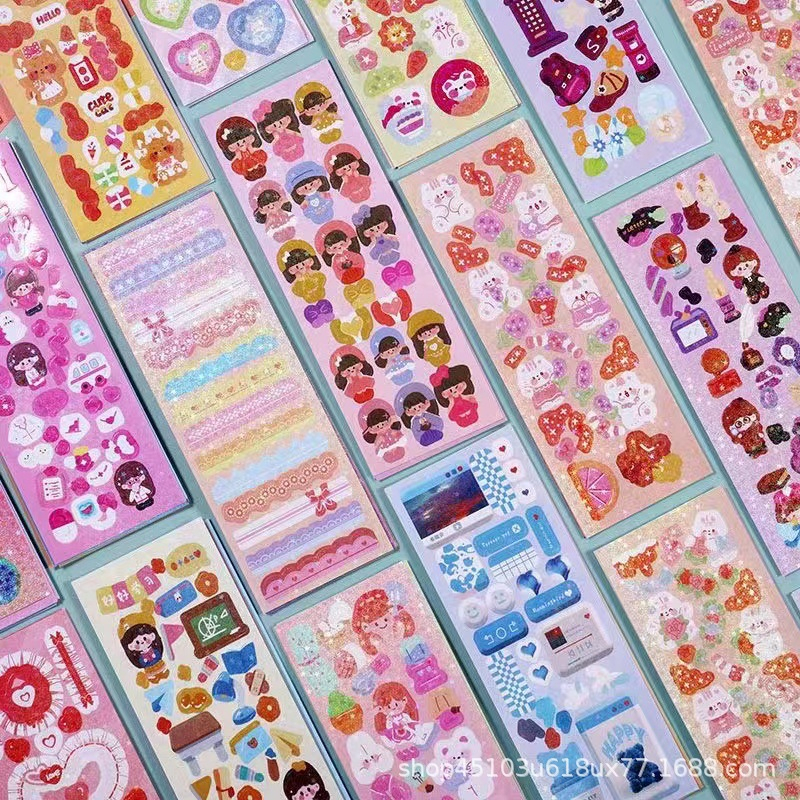 🍭 Set DIY decor toploader, kèm sticker cán hologram siu rẻ 🍭