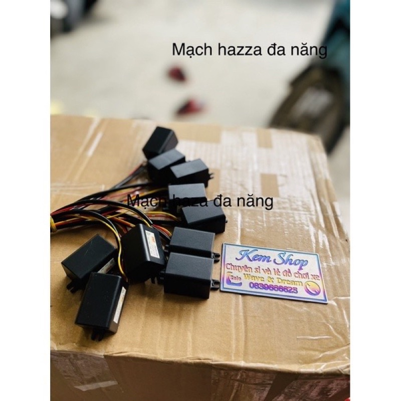 Mạch Haza Đa Năng Nháy 4 Bóng Xi Nhan Gắn Mọi Loại Xe