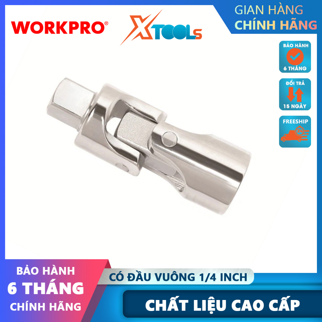 Đầu nối lắc léo có đầu vuông 3/8 inch Workpro - WP275002