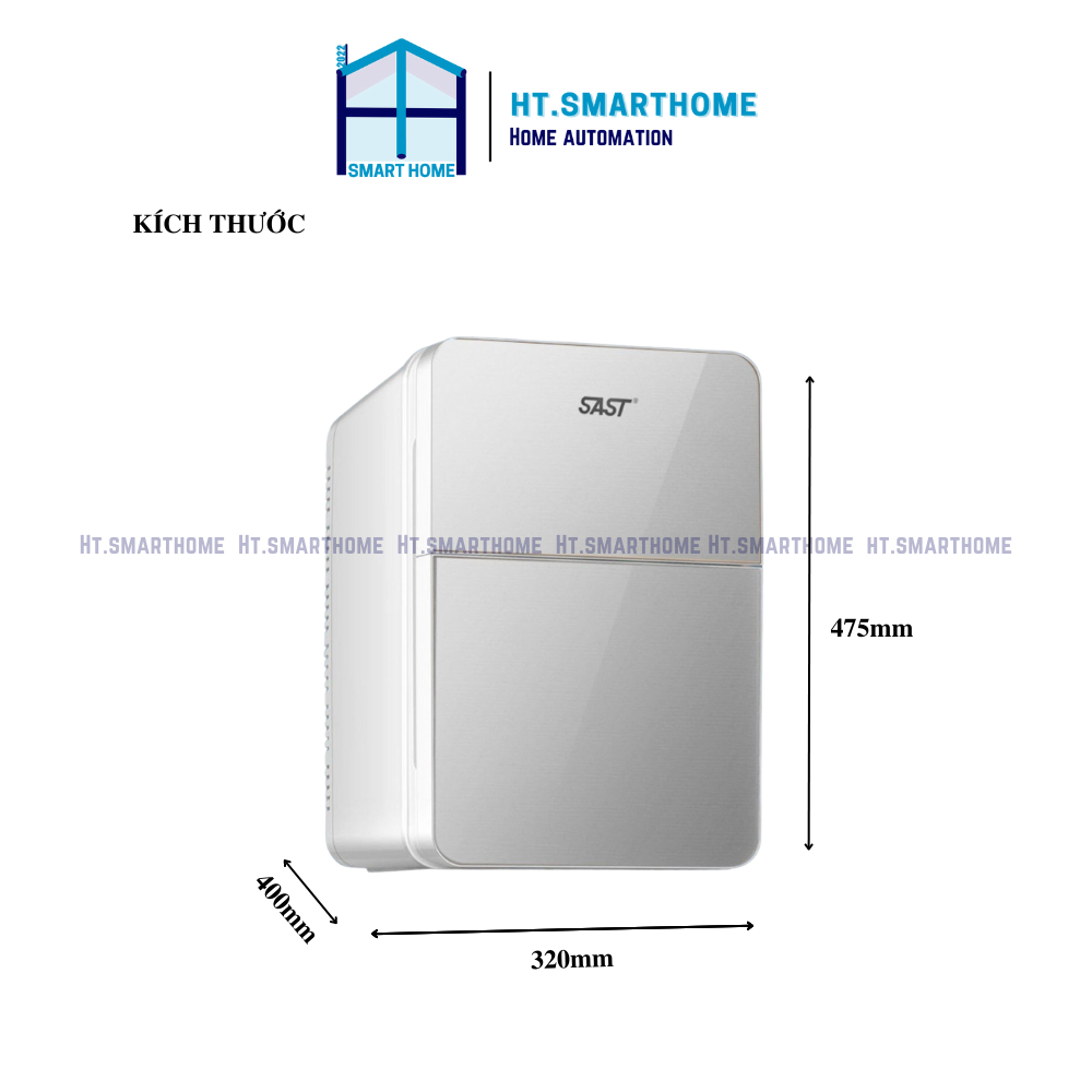 Tủ lạnh Sast 24L dung tích lớn - Tủ 2 cánh ngăn đông, ngăn mát bảo quản thực phẩm