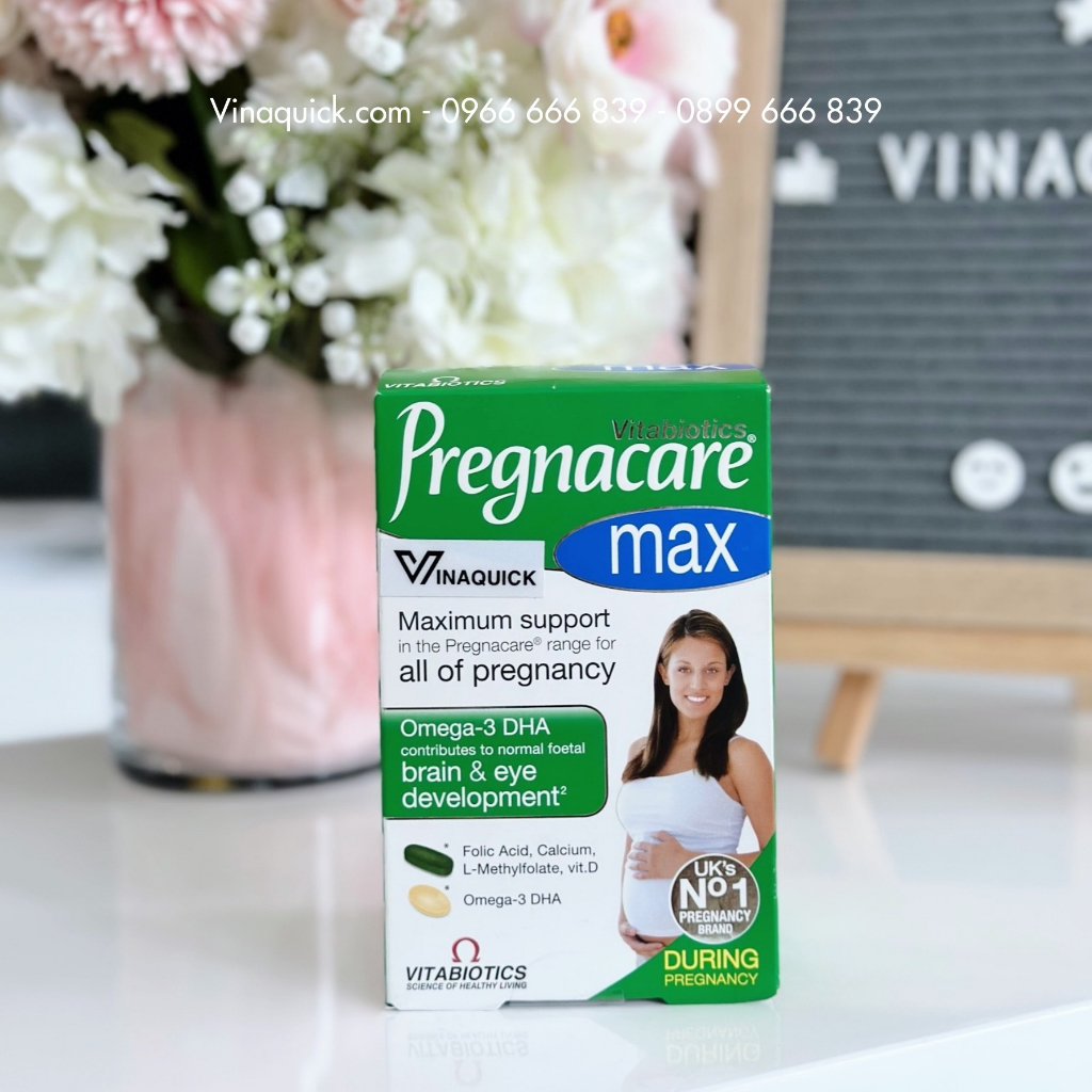 Vitamin Cho Mẹ Bầu Pregnacare Max, 84 Viên - VINAQUICK
