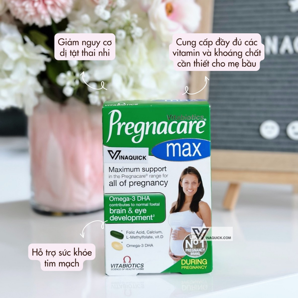 Vitamin Cho Mẹ Bầu Pregnacare Max, 84 Viên - VINAQUICK