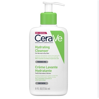 Sữa rửa mặt CeraVe Foaming Cleanser Chính Hãng dành cho da khô và da dầu hàng Trung 236ML
