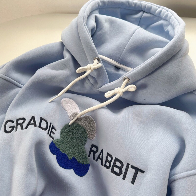 Áo hoodie nỉ lót bông thêu GRADIE_HT.Store96