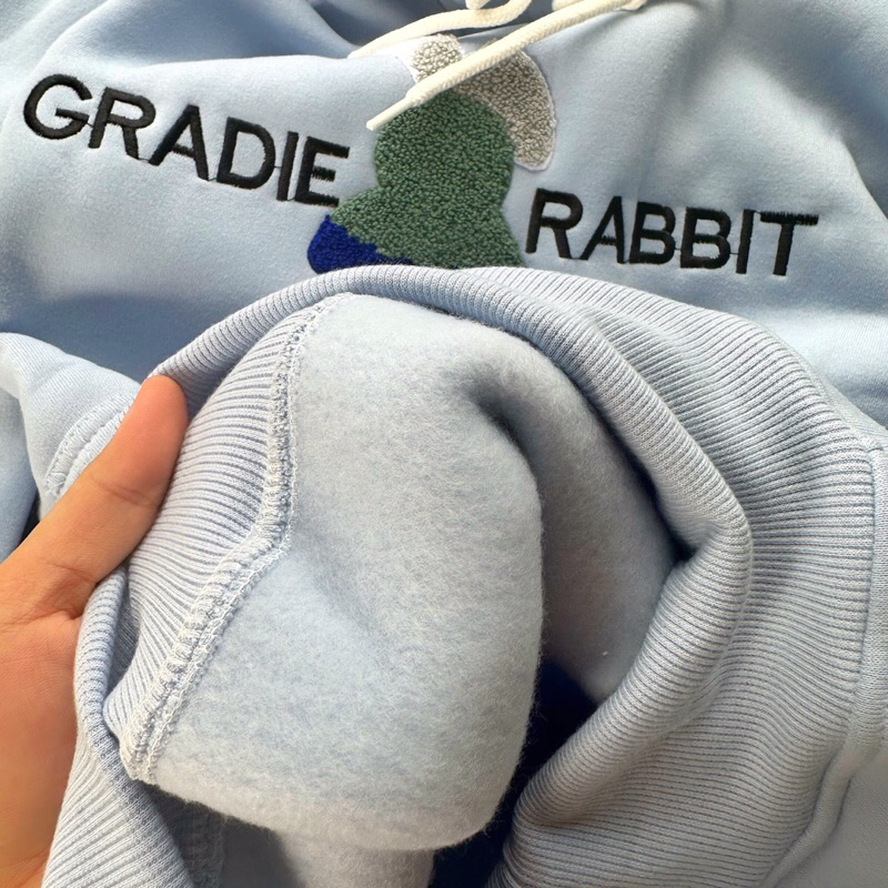 Áo hoodie nỉ lót bông thêu GRADIE_HT.Store96