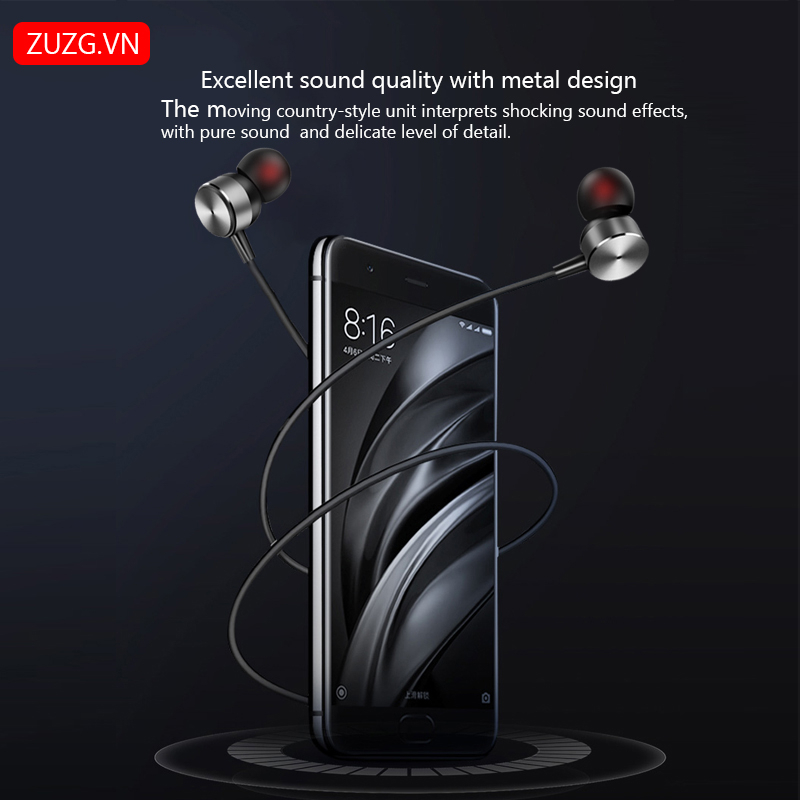 Tai nghe có dây nhét tai chống ồn chính hãng ZUZG E27