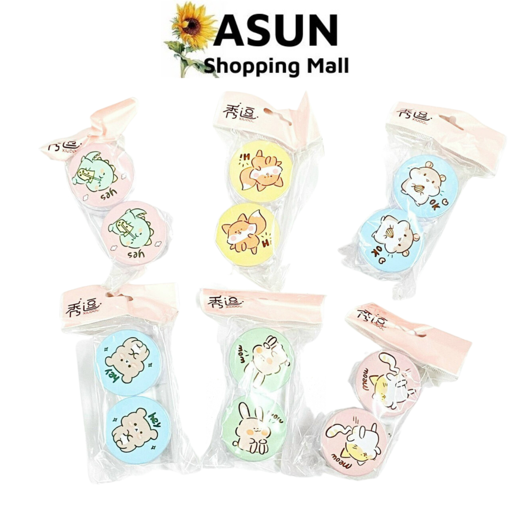 Set 2 Lọ Chiết Mỹ Phẩm Du Lịch (15g*2) Kèm Muỗng Xiudou (Giao Màu Ngẫu Nhiên)