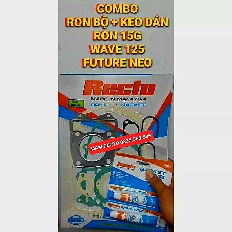 COMBO RON MÁY + KEO DÁN RON FUTURE NEO/WAVE 125 RECTO MALAYSIA >>>