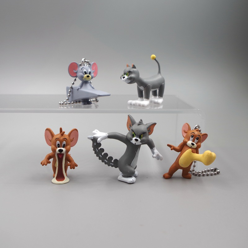 Set 5 Mô Hình Nhân Vật Tom & Jerry Ngộ Nghĩnh