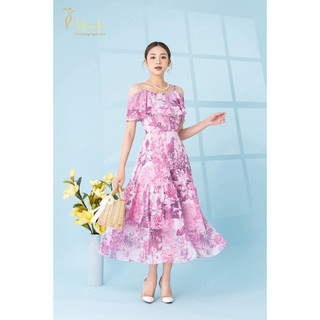 Pass váy hoa đi biển size S,M