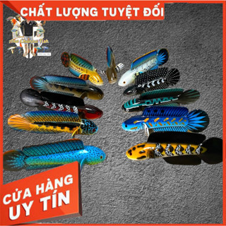 Mô hình Cá Lóc - Giúp cá tăng độ sung 1 - (CHẤT LIỆU GỖ)
