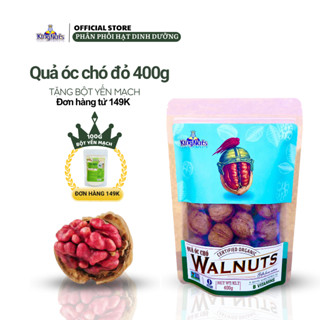 Óc chó đỏ nguyên vỏ nhập Mỹ KINGNUTS các loại nhân hạt quả óc chó đỏ tách vỏ nấu sữa cho bà bầu bé ăn dặm làm sữa hạt